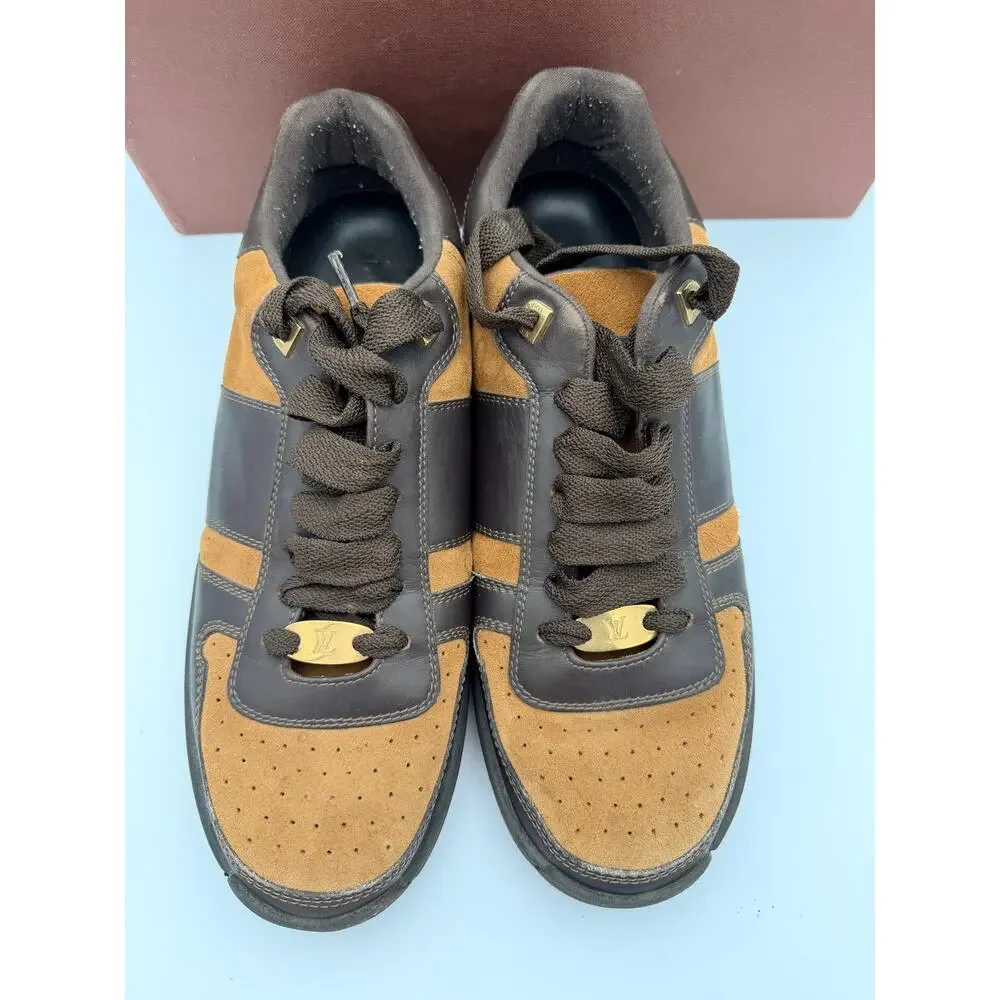 Authentic LOUIS VUITTON MENS SHOE brown 10.5 LV - 11.5-12 US